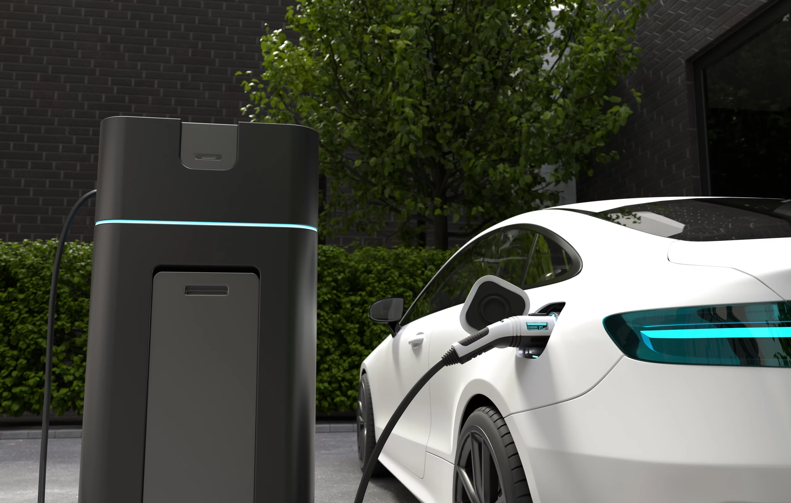 in-electric-car-charging